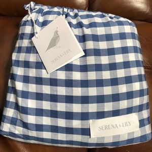 Serena Lily Bedding Serena Lily Blue Gingham Sheet Set Poshmark